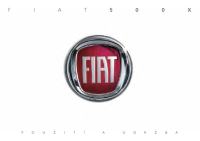 Fiat 500x - Navod k obsluze CZ 2023-1